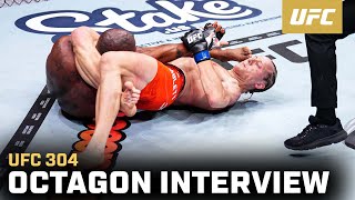 Paddy Pimblett Octagon Interview  UFC 304 [upl. by Laven]