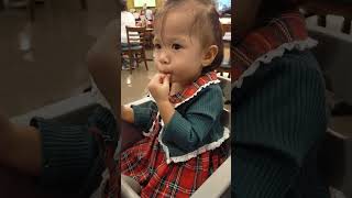 17MONTHS OLD DISCOVERED THE TASTE OF GARDENIA BREAD shortsfeed shortsvideo shorts gardenia [upl. by Suoicserp160]