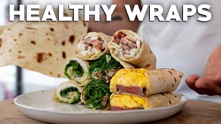 Healthy Wraps at Home Make Your Own Flatbread [upl. by Ahsitahs]