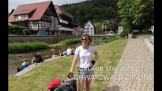 Urlaubsbeginn unter Lebensgefahr Tübingen und Schiltach Zip Line Teil 1 [upl. by Derej896]