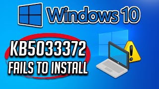 FIX Windows Update KB5033372 Not Installing In Windows 10  Error Code 0x800F0922 [upl. by Findlay325]