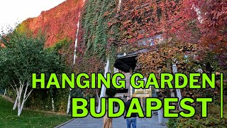 The Hanging Garden of Millenáris is Resplendent in Autumn Colors  Budapest Walking Tour 4K [upl. by Acila]