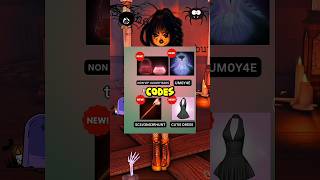 DRESS TO IMPRESS ALL CODES FOR HALLOWEEN UPDATE roblox dresstoimpress dti [upl. by Mathis]