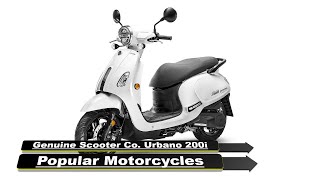 Genuine Scooter Co Urbano 200i Popular 2024 Motorcycles [upl. by Tahp]