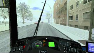 Omsi The Bus Simulator Man Lion City Dublin Bus Route 1 Sandymount [upl. by Siravat851]