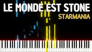 🚩Le monde est stone  STARMANIA PIANO TUTO pianotutorial [upl. by Ellenehs503]