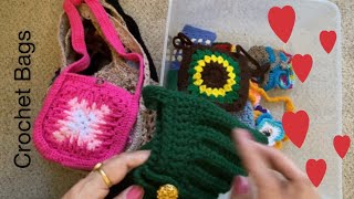 Must watch Crochet bags  easy tutorials for beginners [upl. by Liagibba295]