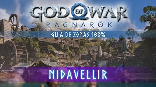 God of War Ragnarok Guia de Zonas 100  Nidavellir Localización coleccionables [upl. by Eerb]