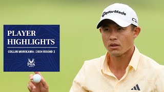 Collin Morikawa Shoots 6Under 65  Round 2 Highlights  2024 PGA Championship [upl. by Norej]