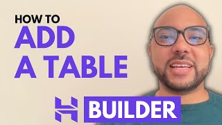 How to Add a Table in Hostinger Website Builder [upl. by Larentia]