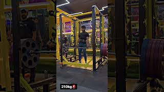 Rack pull deadlift 210 kg 🙏🏻 shayari poetry [upl. by Arodoet]