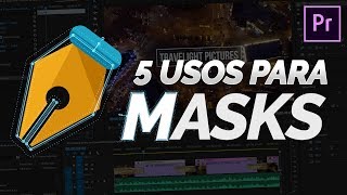 5 JEITOS DA HORA DE USAR MASK NO ADOBE PREMIERE [upl. by Ardnossac]