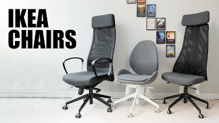 200 Budget IKEA Office Chairs Comparison  MARKUS JÄRVFJÄLLET HATTEFJÄLL [upl. by Adi]