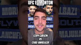 UFC Edmonton  Chad Anheliger vs Cody Gibson [upl. by Eet627]