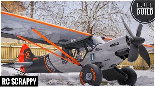 RC Airplane SCRAPPY FULL BUILD from scratch to the end 3D printed rc plane eSUN LW filament DIY [upl. by Hardie]