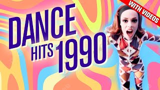 Dance Hits 1990 Ft Madonna DeeeLite Kylie Minogue Roxette MC Hammer Nick Kamen DNA  more [upl. by Steven634]