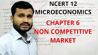 Non competitive market class 12  chapter 6 economics class 12 [upl. by Pail]