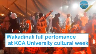 WAKADINALI FULL performance at KCA University Cultural week [upl. by Yvonner]