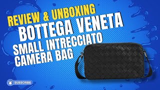 Bottega Venetta Small Intrecciato Camera Bag REVIEW amp UNBOXING [upl. by Kcirdet]