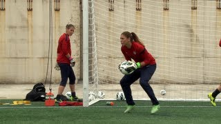 Inside the Lines US WNT Goalkeepers in Foxborough Mass [upl. by Slemmer148]