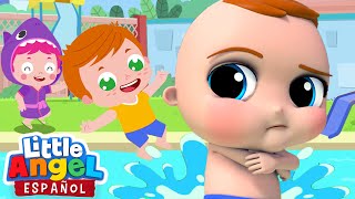 Bebé Juan aprende las Reglas de la Piscina 🏊  Canciones Infantiles  Little Angel en Español [upl. by Ajit734]