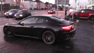 2012 Maserati GranTurismo MC Stradale Idling  Driving on the Road [upl. by Naginnarb]