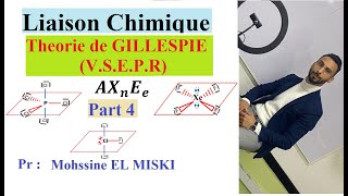 Liaison chimique  théorie de GILLESPIE VSEPR part 4 [upl. by Daisey]