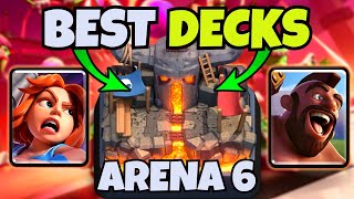 NEW 1 BEST DECK FOR ARENA 6 IN CLASH ROYALE 2024 [upl. by Oruasi574]