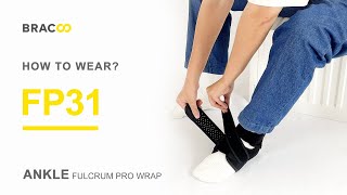 How to wearBRACOO FP31 Ankle Fulcrum Pro Wrap [upl. by Miahc]