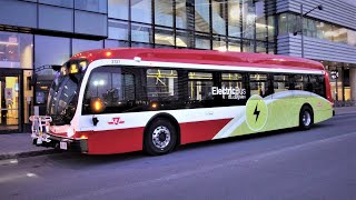 TTC Toronto  ride on Proterra Catalyst BE40 on 6 Bay 3727 [upl. by Marijane]