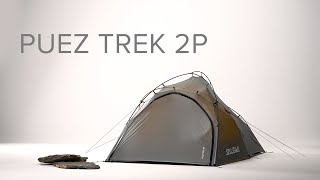 Trekking Tent  PUEZ TREK 2P [upl. by Eliath311]