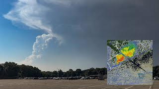 Cumulonimbus Timelapse 7152024 [upl. by Lyssa]