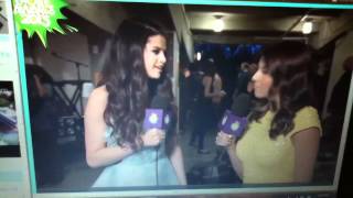 Selena Gomez KCA 2013 Backstage Interview [upl. by Ayikal]