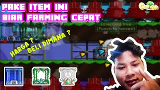 Percepat Harvest amp Break Farm dengan item ini 😂 Growtopia [upl. by Waylan]