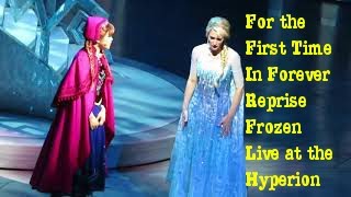 For the First Time in Forever Reprise Frozen Live at the Hyperion [upl. by Chak]