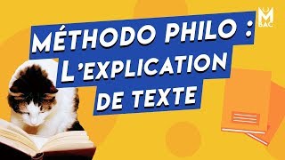 Méthode Bac  Philo lexplication de texte [upl. by Ramyaj693]