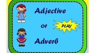 Adjectives and adverbs 7 grade [upl. by Yadsendew]