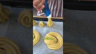 Zeppole di San Giuseppe 🤩😋 wwwlacollinashop shortsvideoviral ricetta zeppole [upl. by Maclay543]