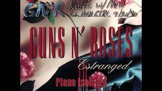 Guns N Roses Estranged Piano Isolated GNR Ruffs w New Slash GTRs 092190 [upl. by Annayram995]