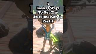 Easiest Way Lureline Korok  Part 1 Balloon  zelda Breath of The Wild  Botw [upl. by Aidnama]