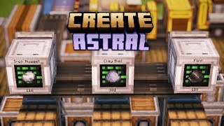 Efficient Automation amp Brass Funnel Upgrades Ep15 Create Astral Modpack [upl. by Tillfourd]