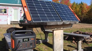 500W OF OFF GRID POWER ANYWHERE  JACKERY PORTABLE POWER STATION [upl. by Iniretake]