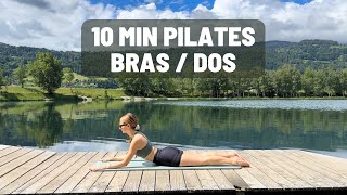 10 MIN PILATES  FOCUS BRAS DOS  SANS ÉQUIPEMENT  JESSYPILATES [upl. by Enitsud476]