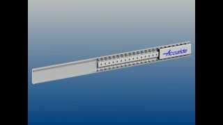 An Accuride slide with linear movement using a ball track [upl. by Sergeant]