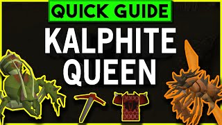 OSRS Kalphite Queen Solo Guide  Melee  Ranged  Magic  Quick Guide 2023 [upl. by Mersey]