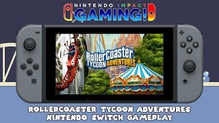 RollerCoaster Tycoon Adventures  Nintendo Switch Gameplay [upl. by Eadnus924]