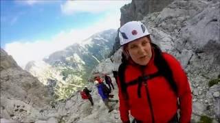 Triglav po Tominškovi poti  sestop čez Prag  GoPro [upl. by Eimam]