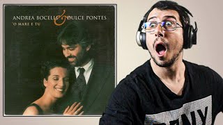 Italian Reacts To Andrea Bocelli Dulce Pontes  O Mare E Tu [upl. by Soraya272]