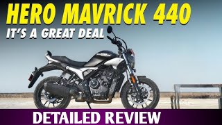 Hero Mavrick 440 Detailed Review  On Road Price Mileage Mavrick [upl. by Sydel]