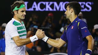 Novak Djokovic vs Roger Federer  Australian Open 2016 Semifinal Highlights [upl. by Juster992]